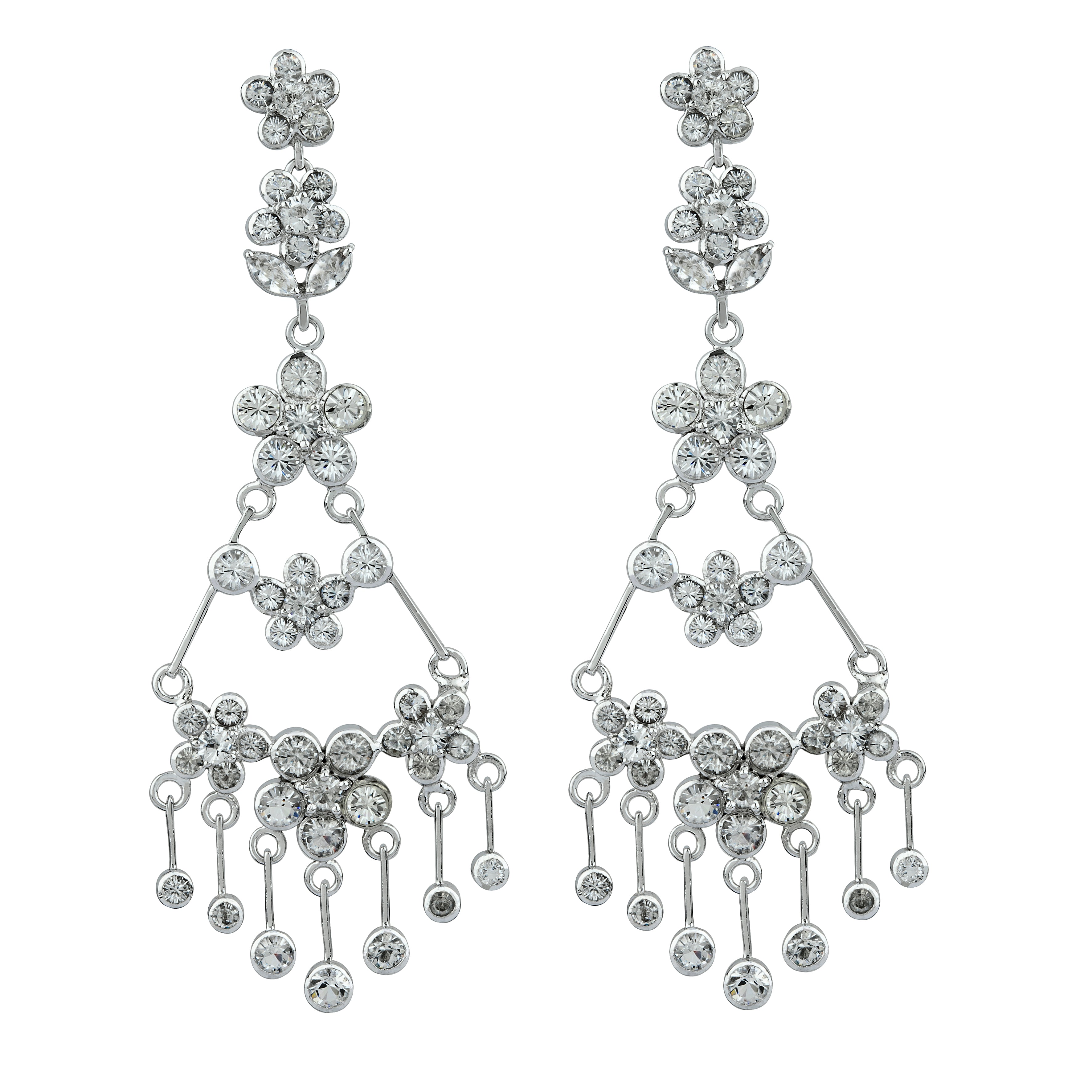 Silver Earrings KCE(L)679 – Orosil