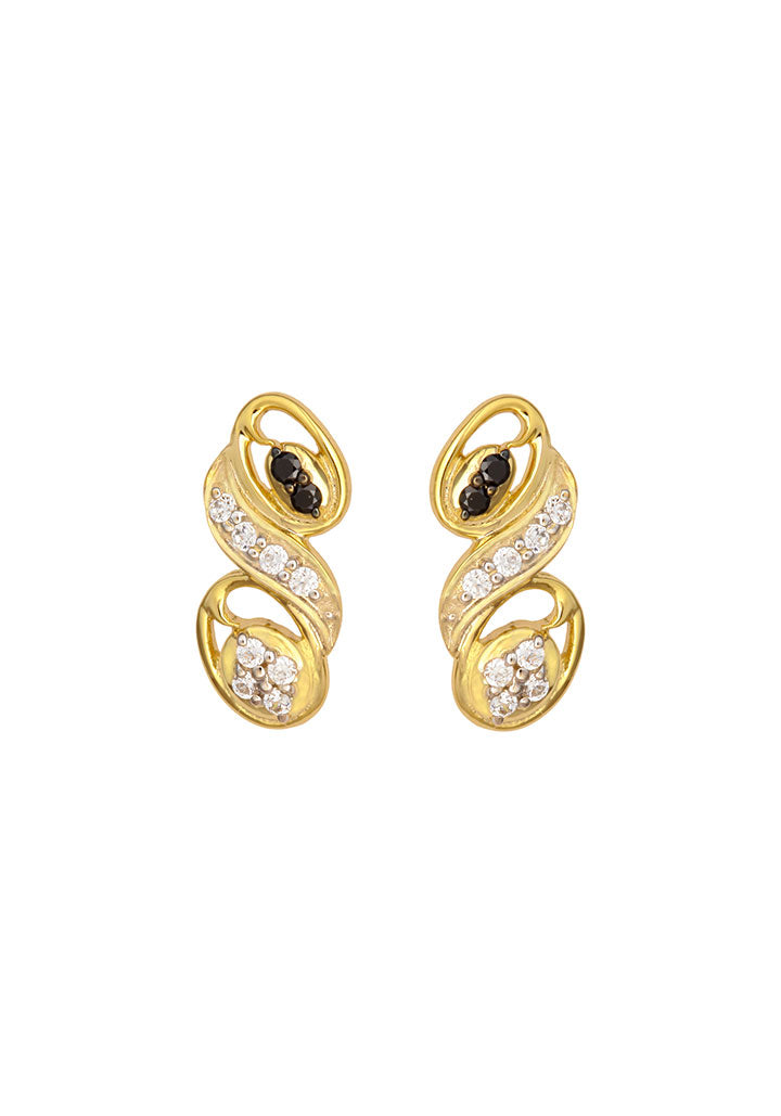 Sincere 14KT Gold Stud Earring By OROSIL_S14KE077