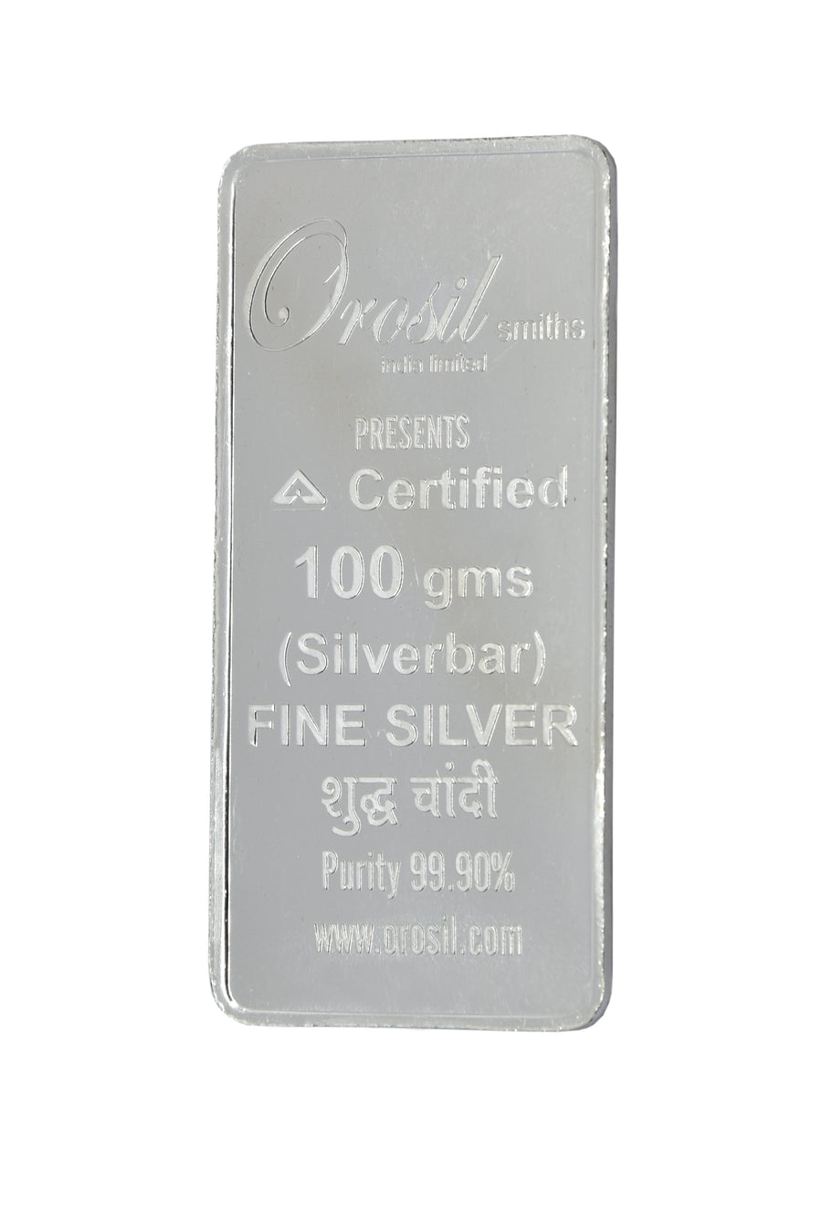 Silver Bar - 100 gm