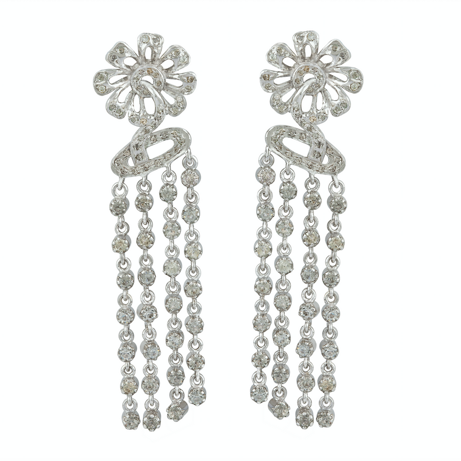 Silver Earrings KCE(L)628