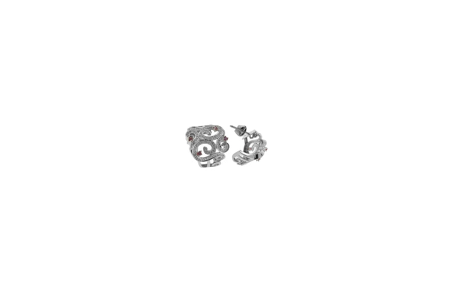 Silver Earring KGE00001a
