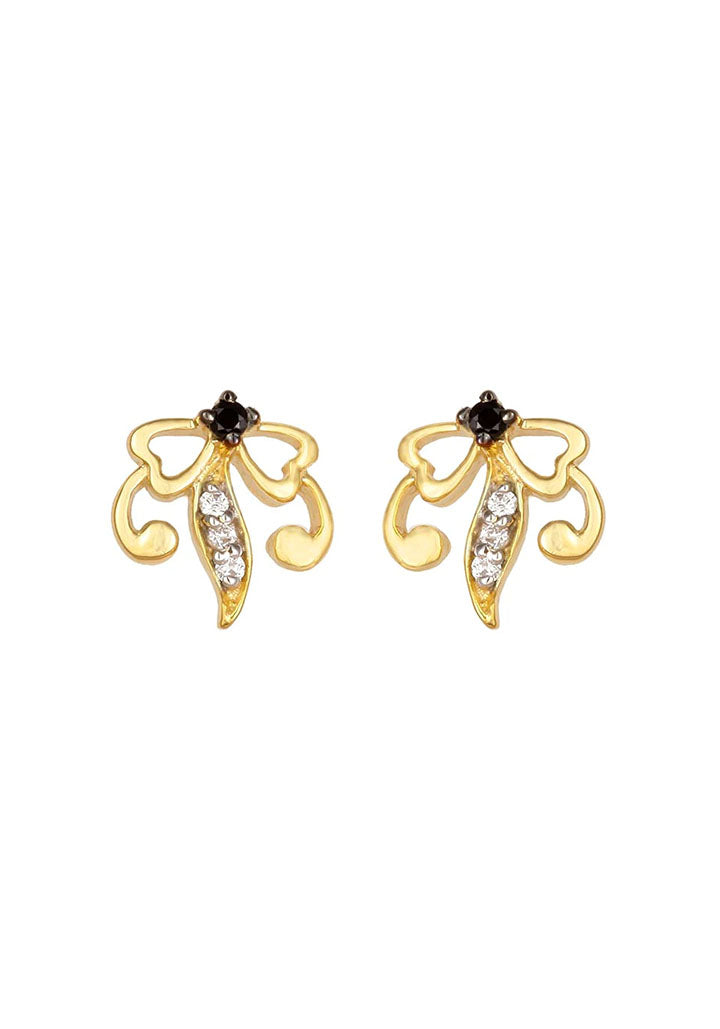 Sincere 14KT Gold Stud Earring By OROSIL_S14KE096