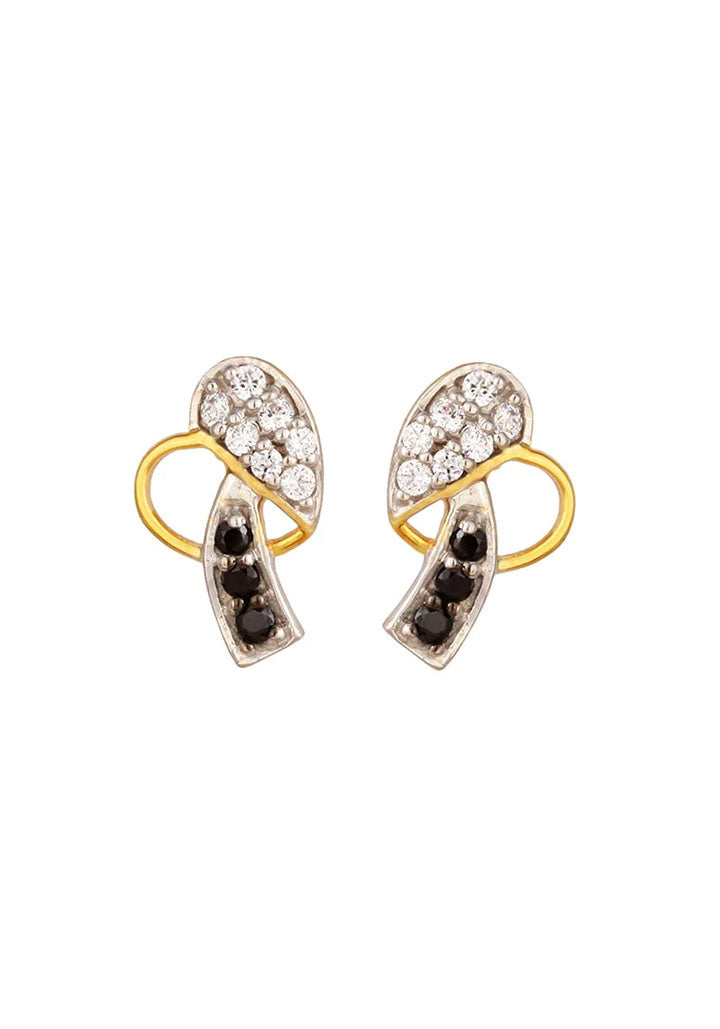 Sincere 14KT Gold Stud Earring By OROSIL_S14KE085