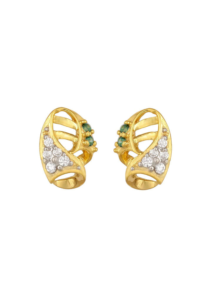 Sincere 14KT Gold Stud Earring By OROSIL_S14KE082