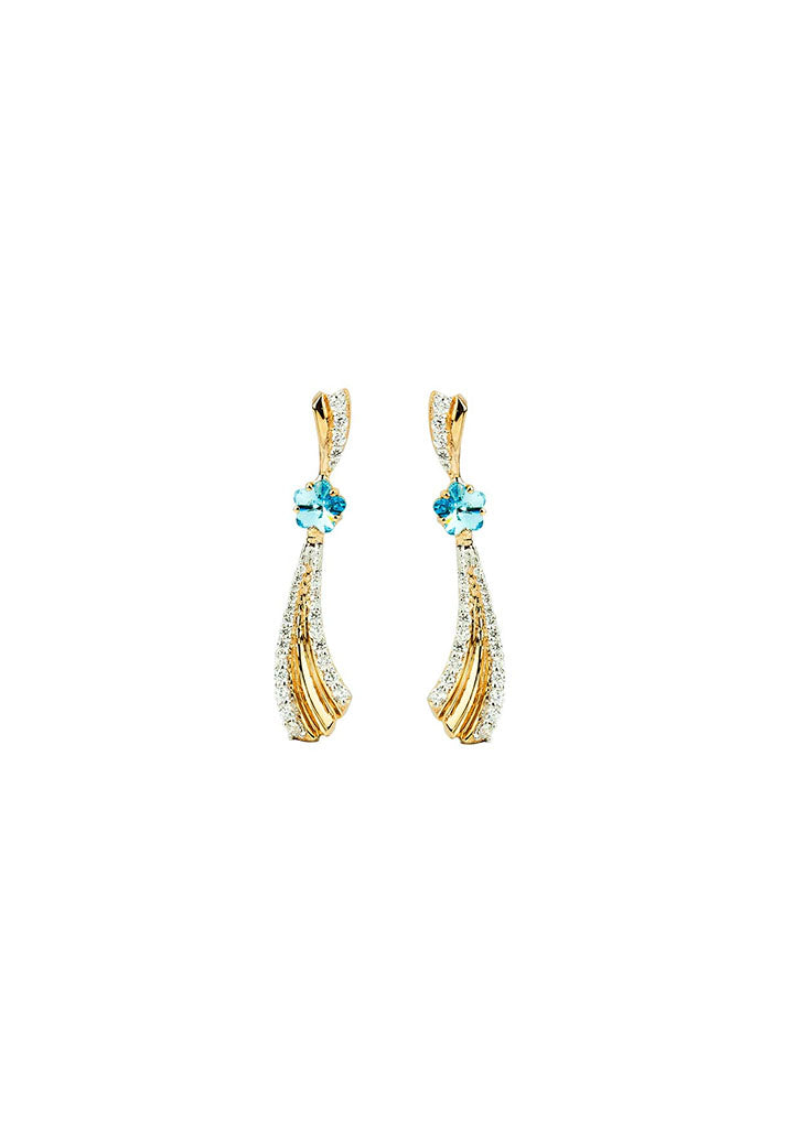 Sincere 14KT Gold Drop Earring By OROSIL_S14KE137