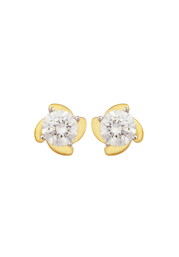 Sincere 14KT Gold Drop Earring By OROSIL_S14KE115