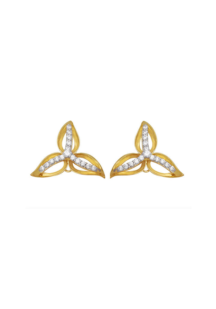 Sincere 14KT Gold Drop Earring By OROSIL_S14KE69