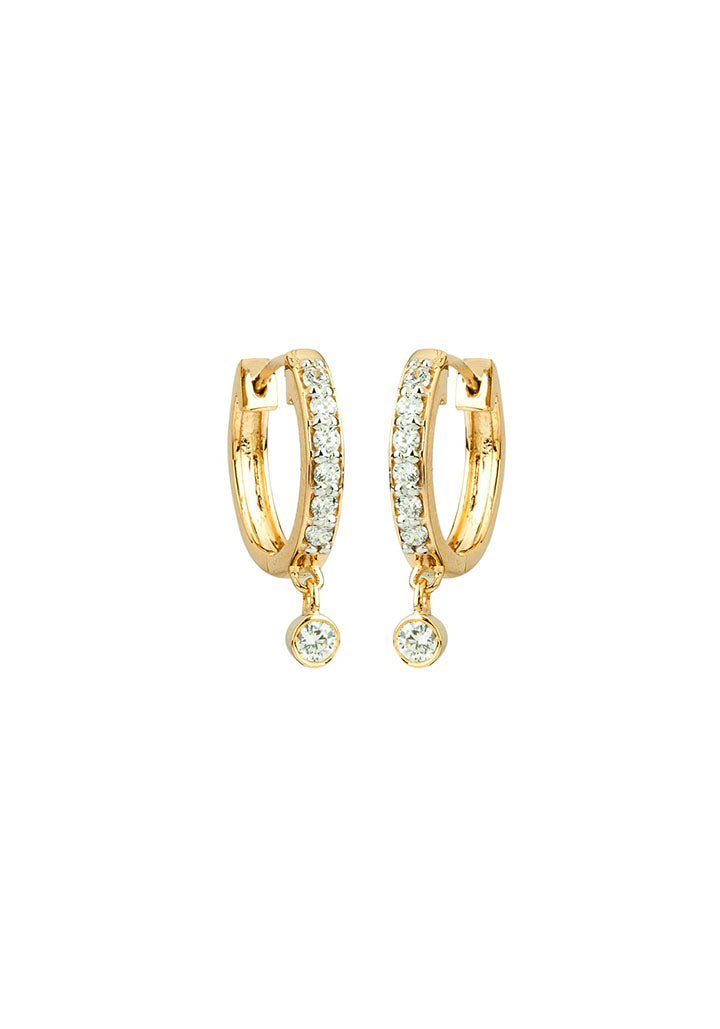 Sincere 14KT Gold balli Earring By OROSIL_S14KE149