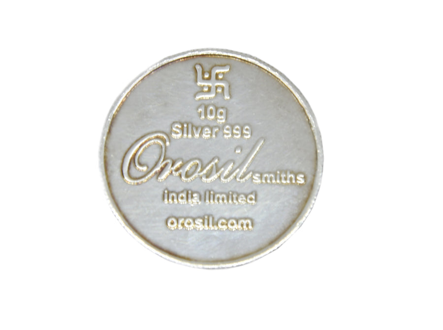Plain Silver Coin - 10 gm